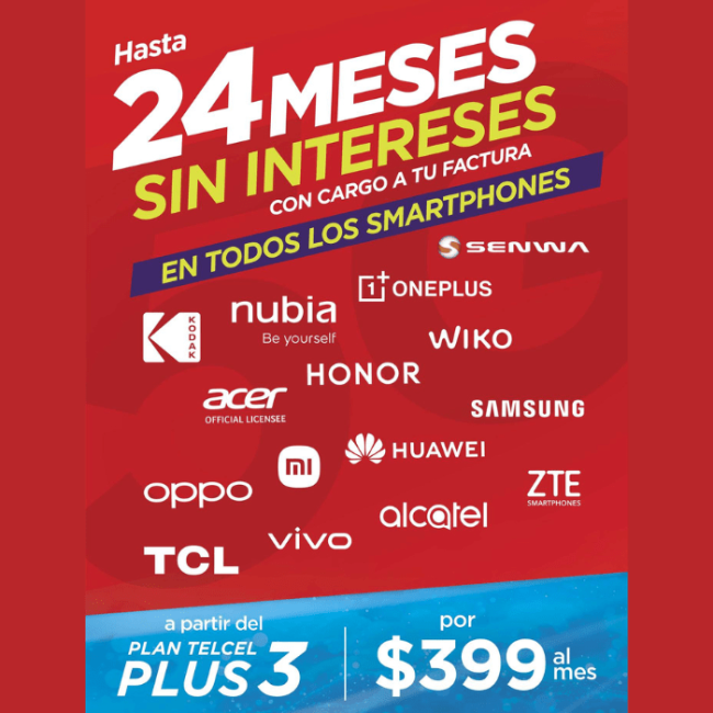 Conoce todas las marcas de los equipos a 24 meses sin intereses con Telcel.- Blog Hola Telcel