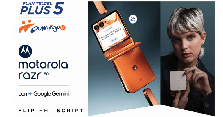 Motorola Razr 50 Conoce todo sobre el Motorola Razr 50 con Gemini AI.- Blog Hola Telcel