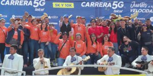 El equipo que hizo posible la carrera 5G Telcel OPPO 2024 en Puebla.- Blog Hola Telcel 