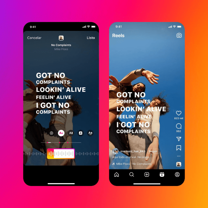 Agrega subtítulos a la música en Instagram.- Blog Hola Telcel