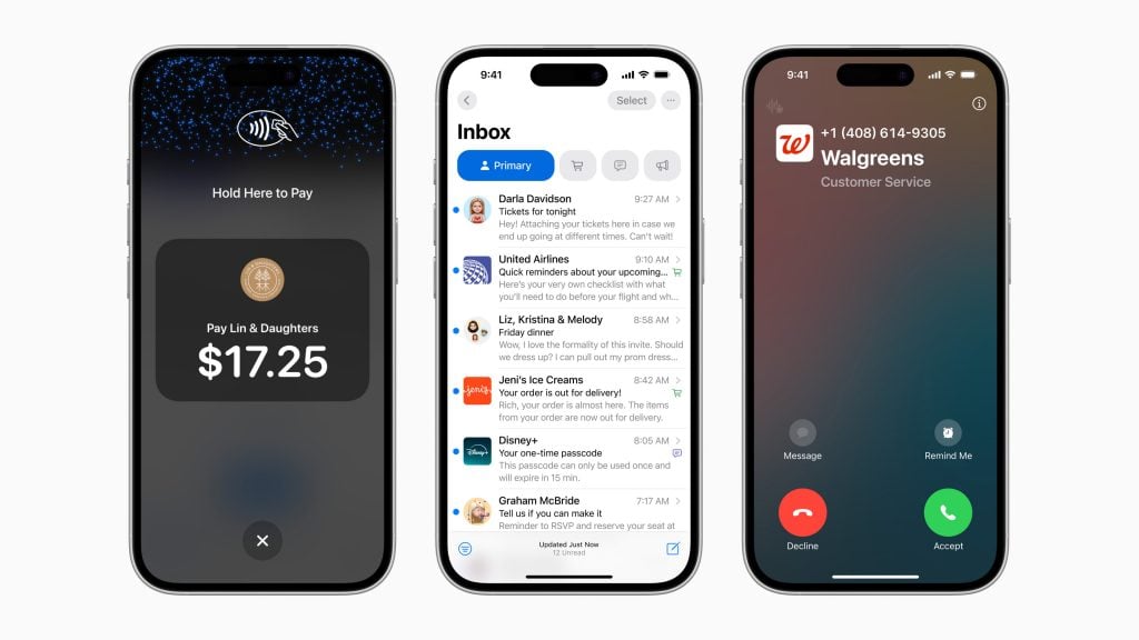 Captura de pantalla de Business Connect donde se ve cómo luciría el logo de tu empresa a partir de ahora en los diferentes iPhone.- Blog Hola Telcel