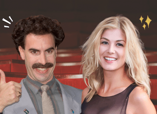 Sacha Baron Cohen y Rosamund Pike juntos en una nueva comedia.- Blog Hola Telcel