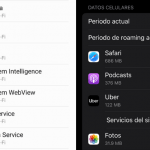 Captura de pantalla iPhone y Android