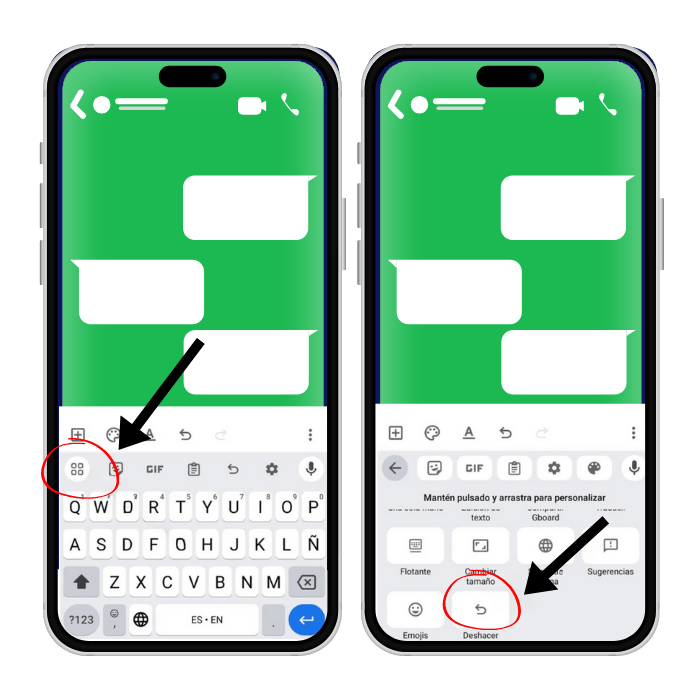 Paso a paso para configurar el botón 'Deshacer' en Gboard.- Blog Hola Telcel