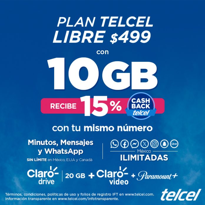 Conoce todo sobre el Plan Telcel Libre 4