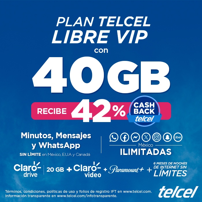Conoce todo sobre el Plan Telcel Libre 7 con noches de Internet.- Blog Hola Telcel