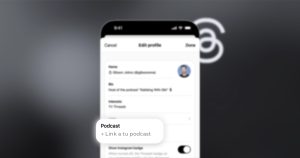 Threads estrena función para compartir tu podcast en el perfil.- Blog Hola Telcel