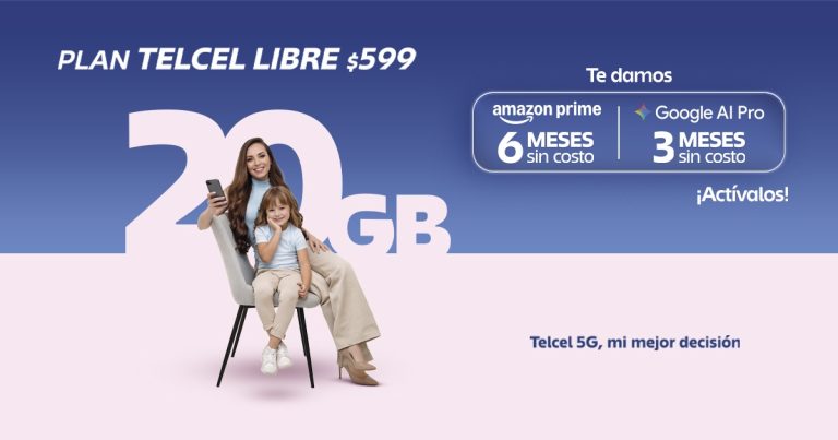 Plan Telcel Libre $599 Plan Telcel Libre $599 cuenta con 20 GB y servicios digitales.- Blog Hola Telcel
